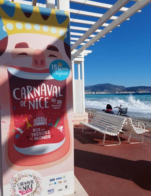 Nice Promenade Des Anglais Vue Mer Екстериор снимка